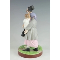 19C Russian Gardner Porcelain Group Figurine of Drinking Peasant image 3