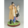 19C Russian Gardner Porcelain Group Figurine of Drinking Peasant image 7