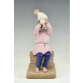 19C Russian Gardner Porcelain Group Figurine of Father and Child image 6