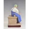 19C Russian Gardner Porcelain Group Figurine of Mother and Child image 2
