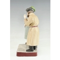 19C Russian Gardner Porcelain Group Figurine of Two Peasants in Conversation image 2