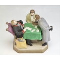 19C Russian Gardner Porcelain Group Figurine image 1