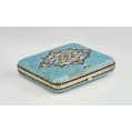 19C Russian Gilt Silver Enamel Cigarette Case image 7