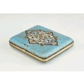 19C Russian Gilt Silver Enamel Cigarette Case image 8