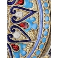 19C Russian Gilt Silver Enamel Snuff Box image 1