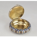 19C Russian Gilt Silver Enamel Snuff Box image 6