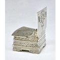 19C Russian Gilt Silver Salt Throne Ovchinnikov image 6