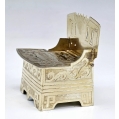 19C Russian Gilt Silver Salt Throne image 6