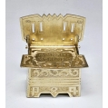 19C Russian Gilt Silver Salt Throne image 9