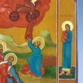 19C Russian Orthodox Icon The Life Of Prophet Elijah In the Desert image 8