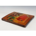 19C Russian Orthodox Icon The Life Of Prophet Elijah In the Desert image 9