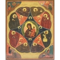 19C Russian Orthodox Icon The Mother Of God The Burning Bush image 5