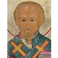 19C Russian Orthodox Kovcheg Icon St.Nicholas The Wonderworker image 5