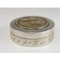 19C Russian Silver Box Catherine the Great Medal image 8
