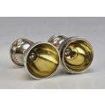 19C Russian Silver Egg Cups image 5