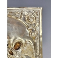 19C Russian Silver Icon The Joy to All Who Sorrow in Kiot image 4