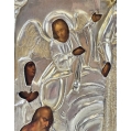 19C Russian Silver Icon The Joy to All Who Sorrow in Kiot image 6