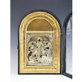 19C Russian Silver Icon The Joy to All Who Sorrow in Kiot image 14
