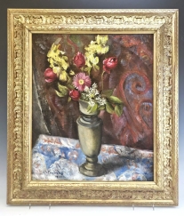 Abraham S. Boylinson ( Russian/American 1882-1950) Oil Painting Still Life