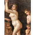 Antique 18C French Neoclassical Old Master Painting, The Death of Abel image 4