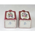 Antique 19C French Sevres Porcelain Pair Parfum Bottles image 1
