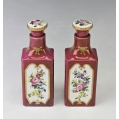 Antique 19C French Sevres Porcelain Pair Parfum Bottles image 5