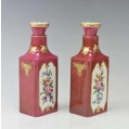 Antique 19C French Sevres Porcelain Pair Parfum Bottles image 8
