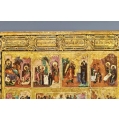 Antique 19C Russian Orthodox Icon of The Great Feasts image 2