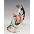 Antique 19C Victorian Capodimonte Porcelain Figurine image 4