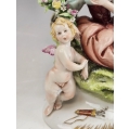 Antique 19C Victorian Capodimonte Porcelain Figurine image 8