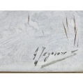 Antique Andrei Jegorov Russian/Estonian ( 1878-1954) Painting image 5