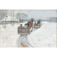 Antique Andrei Jegorov Russian/Estonian ( 1878-1954) Painting image 6