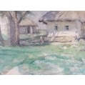 Antique Constantin Westchiloff Russian ( 1877-1945 ) Painting image 6