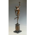 Antique French Bronze Sculpture of Fortuna by L. V. Robert ( 1821-1824 ) image 1