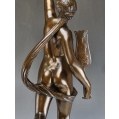 Antique French Bronze Sculpture of Fortuna by L. V. Robert ( 1821-1824 ) image 4