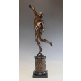 Antique French Bronze Sculpture of Fortuna by L. V. Robert ( 1821-1824 ) image 5