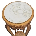 Antique French Giltwood Pedestal High Table image 4