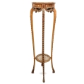 Antique French Giltwood Pedestal High Table image 6