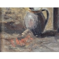 Antique French Painting George Appert ( 1850 - 1934 ) Musketeers image 6