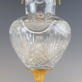 Antique French Pair Gilt Bronze Cut Crystal Vases Baccarat image 3