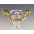 Antique French Pair Gilt Bronze Cut Crystal Vases Baccarat image 11