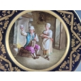 Antique French Pair Sevres Porcelain H/P Cabinet Plates image 8