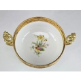 Antique French Sèvres Dèposè Porcelain Gilt Bronze Candy Potpourri Dish image 2