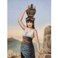 Antique German KPM Quality H/P Porcelain Plaque image 5