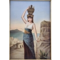 Antique German KPM Quality H/P Porcelain Plaque image 6