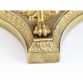 Antique Gilt Bronze Rock Crystal Pair Tazzas image 5