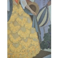 Antique Oil Painting Boris Mestchersky Russian/French/American ( 1889-1957 ) image 4