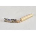 Antique Russian 84 Silver-Gilt Cloisonné Enamel Cigarette Holder, Case image 4