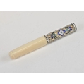 Antique Russian 84 Silver-Gilt Cloisonné Enamel Cigarette Holder, Case image 5