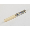 Antique Russian 84 Silver-Gilt Cloisonné Enamel Cigarette Holder, Case image 9